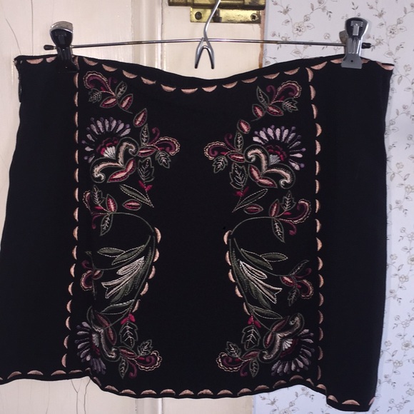 Juicy Couture Skirts Rebel Romance Embroidered Mini 8 Poshmark